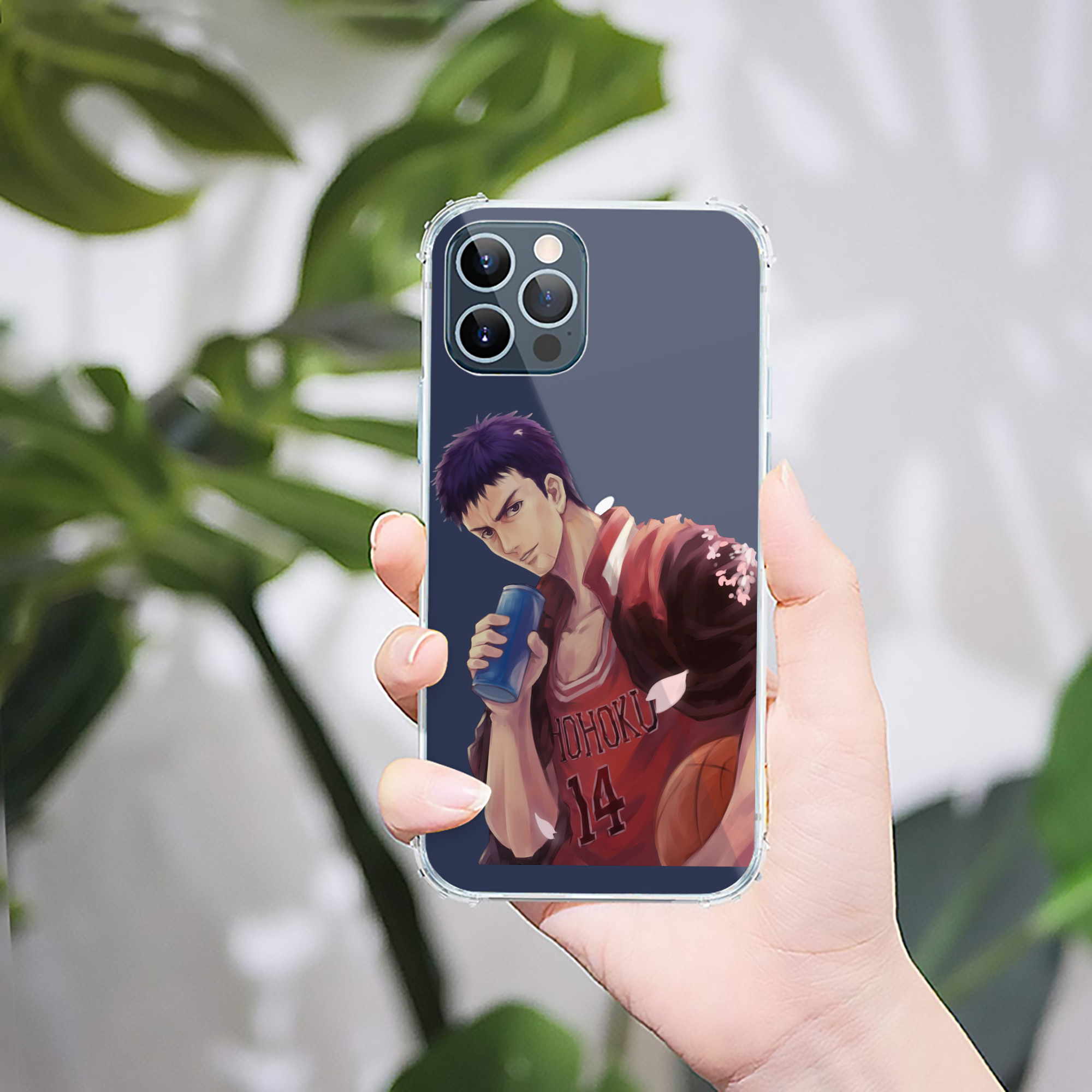 （画像用） SLAM DUNK／スラムダンク 【iPhone 12シリーズ対応】透明スマホケース（クリアソフトケース）